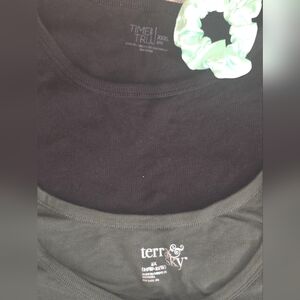 Multiples Women's Tunic - Black and Green